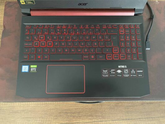 Acer Nitro 5 İKİNCİ EL i5 9300H 8GB 512GB SSD RTX2060 6GB 15.6" FHD W10 - Görsel 3