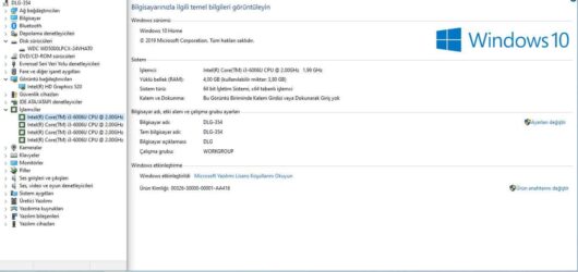 Grundig GNB 1588 B1 İ5 İKİNCİ EL i5-3210M 8GB 240GB SSD Windows 10 15.6" - Görsel 10