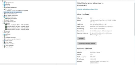HP 15-DW3017NT 2N2R4EA SIFIR i3 1115G4 4GB 256 GB SSD 15.6" FHD - Görsel 11