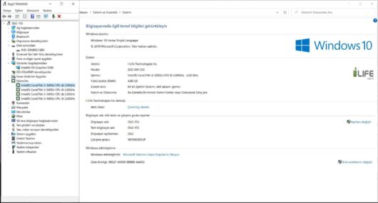 I-Life Zed Air CX3 SIFIR i3 5005U 4GB 128GB SSD 15.6" FHD - Görsel 12