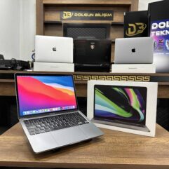Apple MacBook Pro M1 8GB 256GB SSD macOS 13.3" QHD+ Uzay Grisi MYD82TU/A (İKİNCİ EL)