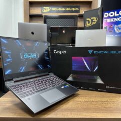 Casper Excalibur G870.1245-BV60P-B Intel Core i5 12450H 16GB 512GB SSD RTX3060 15.6" W11 144Hz FHD (İKİNCİ EL)