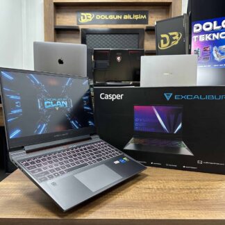 Casper Excalibur G870.1245-BV60P-B Intel Core i5 12450H 16GB 512GB SSD RTX3060 15.6" W11 144Hz FHD (İKİNCİ EL)