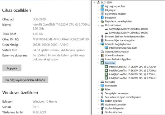 Sony Vaio VPCZ21S9E Intel Core i7 2620M 4GB 256GB SSD 13" HD (İKİNCİ EL) - Görsel 10