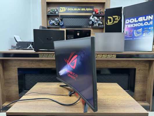 Asus ROG Strix XG27VQ 27" 144Hz 4ms Full HD Curved Oyuncu Monitörü DVI-HDMI-DP (İKİNCİ EL) - Görsel 3