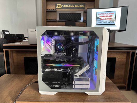AMD Ryzen 7 7700X ROG B650-A 16GB 1TB RTX3070Ti 8GB Cooler Master Sıvı Soğutma 850W HAF500 ARGB Beyaz Kasa (İKİNCİ EL)