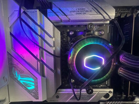 AMD Ryzen 7 7700X ROG B650-A 16GB 1TB RTX3070Ti 8GB Cooler Master Sıvı Soğutma 850W HAF500 ARGB Beyaz Kasa (İKİNCİ EL) - Görsel 6