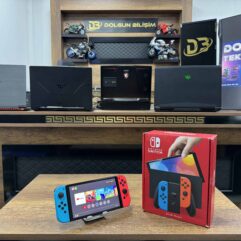 Nintendo Switch OLED Oyun Konsolu Kırmızı-Mavi (İKİNCİ EL)