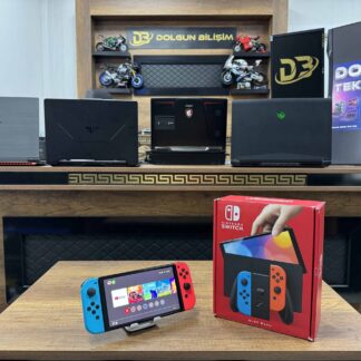 Nintendo Switch OLED Oyun Konsolu Kırmızı-Mavi (İKİNCİ EL)