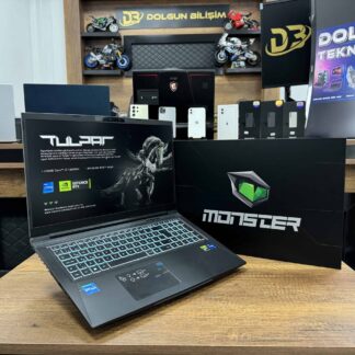 Monster Tulpar T7 V20.7.2 Intel Core i7 12650H 32GB RAM 1TB SSD RTX4060 8GB 17.3" FHD 144Hz (İKİNCİ EL)