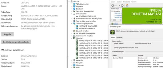 Lenovo Ideapad S145-15IKB Intel Core i5 8250U 8GB 256GB SSD MX110 15.6" FHD 81VD004YTX (İKİNCİ EL) - Görsel 5