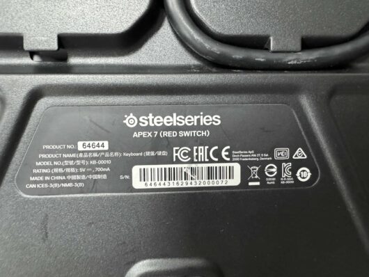 SteelSeries Apex 7 Red Switch Kablolu Mekanik Oyuncu Klavyesi (İKİNCİ EL) - Görsel 3