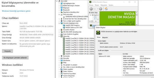 Monster Abra A7 V12.1 Intel Core i5 10300H 16GB 256GB SSD GTX1650 17.3" FHD 120Hz (İKİNCİ EL) - Görsel 5