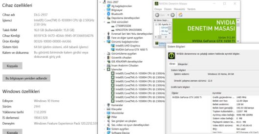 Monster Abra A5 V15.7 Intel Core i5 10300H 16GB 512GB SSD GTX1650Ti 15.6" FHD 120Hz (İKİNCİ EL) - Image 5