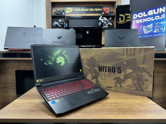 Acer Nitro 5 AN515-57-535A Intel Core i5 11400H 16GB 256GB SSD GTX1650 15.6" FHD 144Hz NH.QEKEY.005 (İKİNCİ EL)