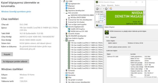 Monster Abra A5 V16.7 Intel Core i5 11400H 16GB 256GB SSD GTX1650 15.6" FHD 144Hz (İKİNCİ EL) - Görsel 5