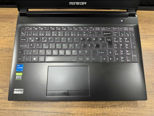 Monster Abra A5 V17.2.1 Intel Core i5 11400H 16GB 512GB SSD RTX3050Ti 15.6" FHD 144Hz W11 (İKİNCİ EL) - Görsel 2