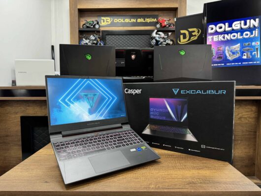 Casper Excalibur G870.1265-BFA0A-B Intel Core i7 12650H 16GB 1TB SSD RTX4050 15.6" W11 144Hz FHD (İKİNCİ EL)