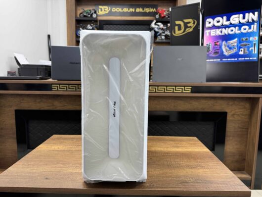 Revenge Colorful Beyaz 3 Fanlı 10 Mod RGB Işıklı Şeffaf Panel ATX Gaming Boş Bilgisayar Kasası