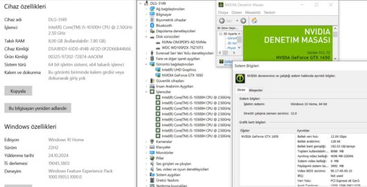 Dell G3 Intel Core i5 10300H 8GB 256GB SSD GTX1650 15.6" FHD 120Hz - Görsel 5