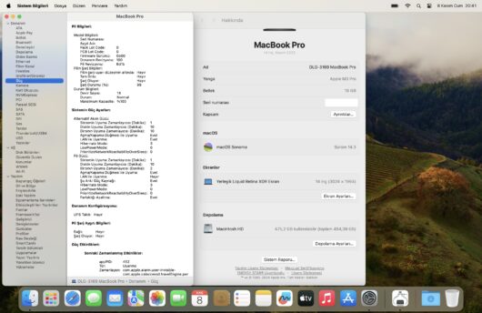 Apple MacBook Pro M3 Pro 18GB 512GB SSD macOS 14" Uzay Siyahı MRX33TU/A (İKİNCİ EL) - Görsel 5