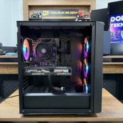 AMD Ryzen 5 5600 16GB 512GB SSD RTX4060 8GB A520M 550W Toplama Kasa (İKİNCİ EL)