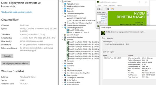 HP Pavilion Gaming 15-DK1009NT Intel Core i5 10300H 8GB 128GB SSD+500GB HDD GTX1650Ti 15.6" FHD 1U5S8EA (İKİNCİ EL) - Görsel 5