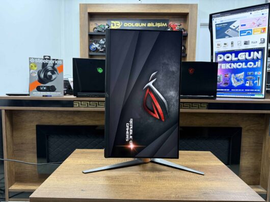 Asus ROG Swift PG259QNR 24.5" 360Hz 1ms IPS Full HD Pivot Gaming Monitör (İKİNCİ EL) - Görsel 2