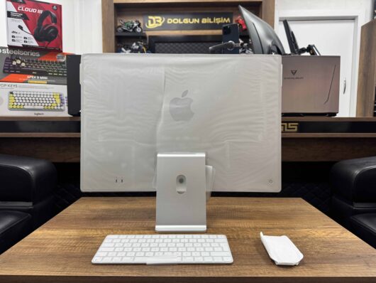 Apple iMac M1 Çip 8GB RAM 256GB SSD macOS 24" 4.5K Retina All In One MGTF3TU/A Gümüş (AÇIK KUTU SIFIR) - Görsel 3