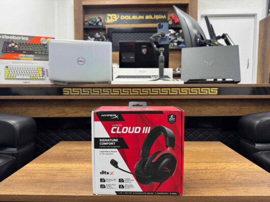 HyperX Cloud III 727A9AA Kablolu Kulak Üstü Oyuncu Kulaklığı (AÇIK KUTU SIFIR)