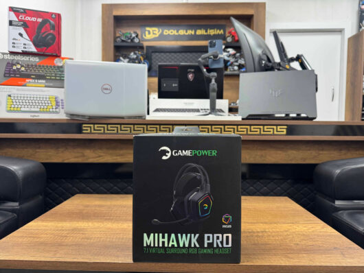 Gamepower Mihawk Pro RGB 7.1 USB Kablolu Kulak Üstü Oyuncu Kulaklığı (İKİNCİ EL)