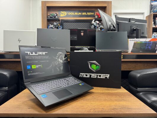 Monster Tulpar T7 V20.6.4 Intel Core i7 13700H 64GB RAM 1TB SSD RTX4060 W11 17.3” FHD 144Hz (İKİNCİ EL)