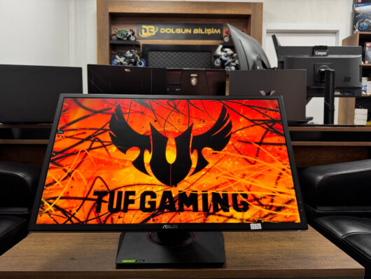 Asus VG248QG 24” Full HD 165Hz 0.5ms Pivot Oyuncu Monitörü (İKİNCİ EL) - Görsel 2