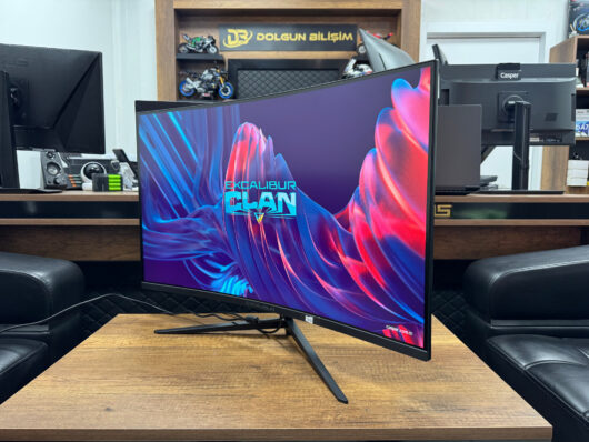Casper Excalibur M.E315FHD-G 31.5” Full HD 240Hz 1ms Curved Oyuncu Monitörü (İKİNCİ EL) - Görsel 4