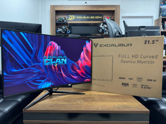 Casper Excalibur M.E315FHD-G 31.5” Full HD 240Hz 1ms Curved Oyuncu Monitörü (İKİNCİ EL)