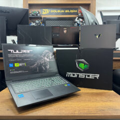 Monster Tulpar T7 V20.8.2 Intel Core i7 12700H 32GB RAM 1TB SSD RTX4060 17.3” FHD 144Hz (İKİNCİ EL)