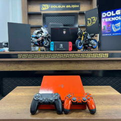 ÖZEL SERİ PlayStation 4 Slim Turuncu 500 GB Çift Kol | (İKİNCİ EL)