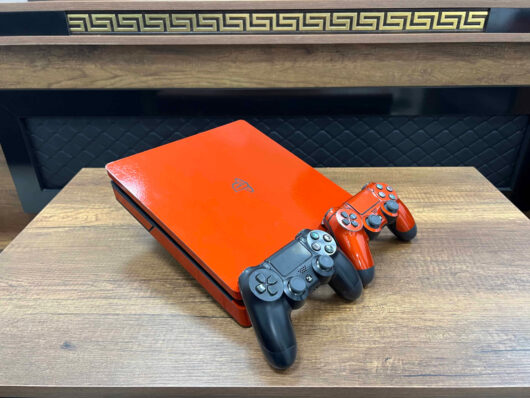 ÖZEL SERİ PlayStation 4 Slim Turuncu 500 GB Çift Kol | (İKİNCİ EL) - Görsel 4