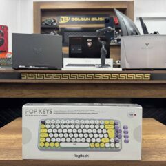 Logitech POP Keys Blast Özelleştirilebilir Emoji Tuşlu Mekanik Kablosuz Klavye (İKİNCİ EL)