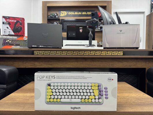 Logitech POP Keys Blast Özelleştirilebilir Emoji Tuşlu Mekanik Kablosuz Klavye (İKİNCİ EL)