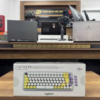 Logitech POP Keys Blast Özelleştirilebilir Emoji Tuşlu Mekanik Kablosuz Klavye (İKİNCİ EL)