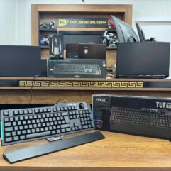 Asus TUF Gaming K1 Kablolu Mekanik Hisli RGB Oyuncu Klavye (İKİNCİ EL)