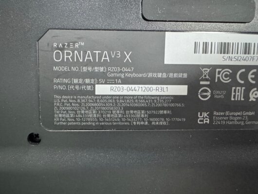 Razer Ornata V3 X RGB Membrane Switch Kablolu Oyuncu Klavyesi (İKİNCİ EL) - Görsel 6