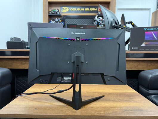Rampage Cyclops CY25R240 25” 240Hz 1ms BOE VA Full HD HDR Freesync RGB Logo Yansıtma Gaming Monitör (İKİNCİ EL) - Görsel 4