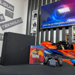 PlayStation 4 Slim 1 TB Tek Kol + Red Dead Redemption 2 (RDR 2) Oyun CD’si (İKİNCİ EL)