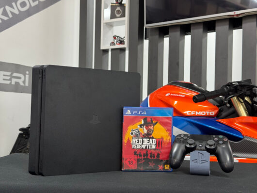 PlayStation 4 Slim 1 TB Tek Kol + Red Dead Redemption 2 (RDR 2) Oyun CD’si (İKİNCİ EL) - Görsel 2