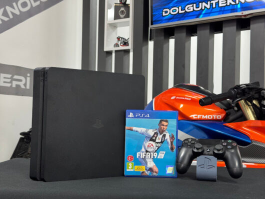 PlayStation 4 Slim 1 TB Tek Kol + Fifa 19 Oyun CD’si (İKİNCİ EL) - Görsel 2