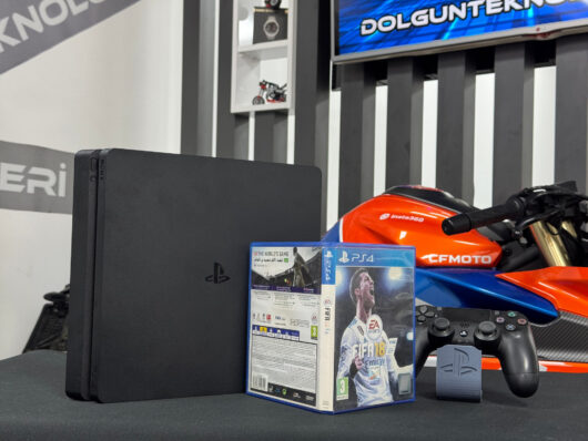 PlayStation 4 Slim 500GB Tek Kol + Fifa 18 Oyun CD’si (İKİNCİ EL) - Görsel 4