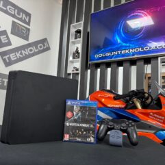 PlayStation 4 Slim 500GB Tek Kol + Mortal Kombat XL Oyun CD’si (İKİNCİ EL)