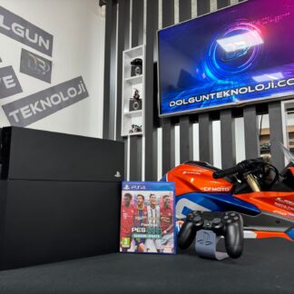 PlayStation 4 Fat 500GB Tek Kol + Pes 2021 Oyun CD’si (İKİNCİ EL)